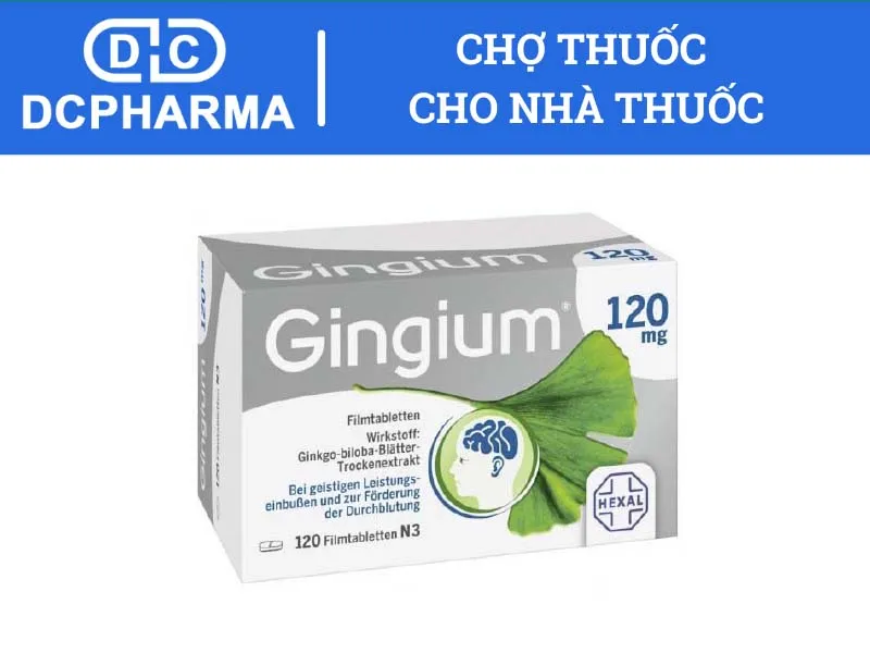 Thuốc tăng tuần hoàn máu não Gingium