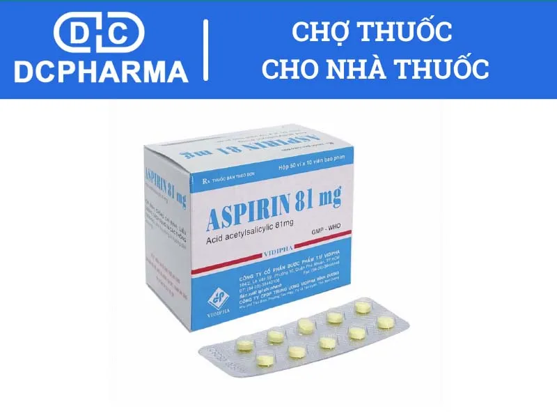 Thuốc giảm đau hạ sốt Aspirin