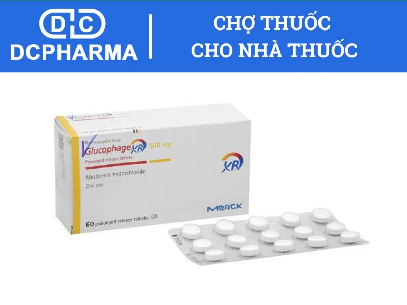 Thuốc trị tiểu đường của Pháp Glucophage XR