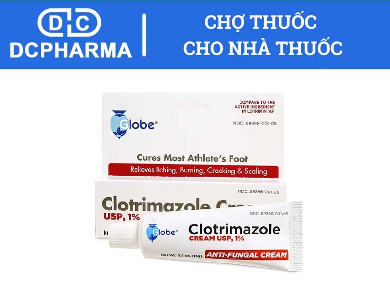 Thuốc bôi trị nấm da Clotrimazole 1%