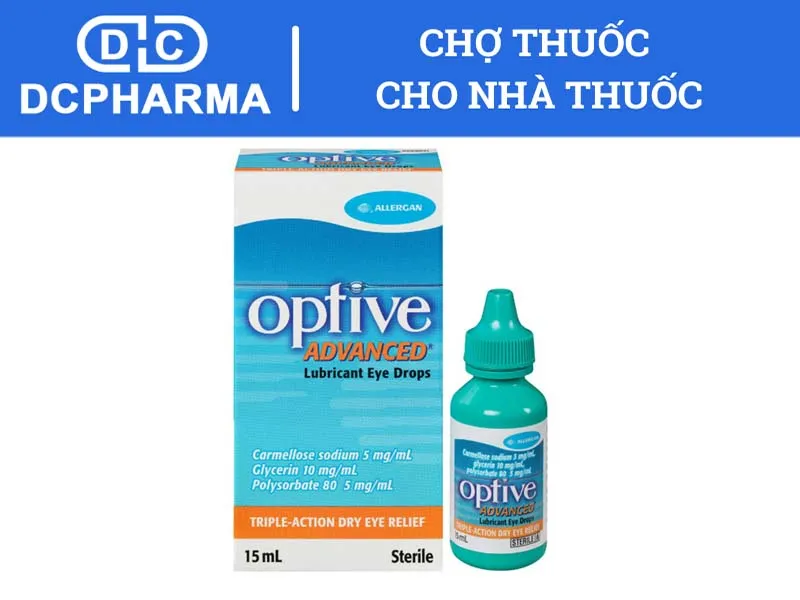 Thuốc nhỏ mắt cho bà bầu Optive Advanced