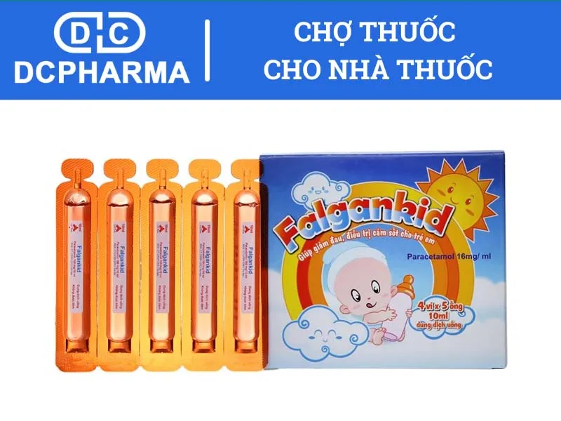 Thuốc hạ sốt dành cho trẻ sơ sinh Falgankid 160mg/10ml