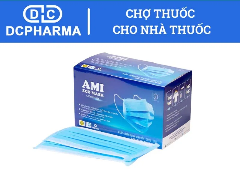 Khẩu trang y tế trẻ em Ami hộp 50 cái Nhật Linh