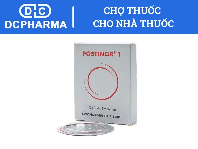 Postinor Levonorgestrel 1.5mg hộp 1 viên nén Hungary