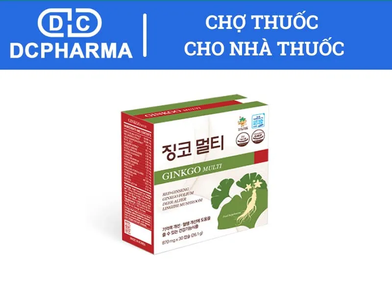 Thuốc bổ não Ginkgo Multi Hàn Quốc