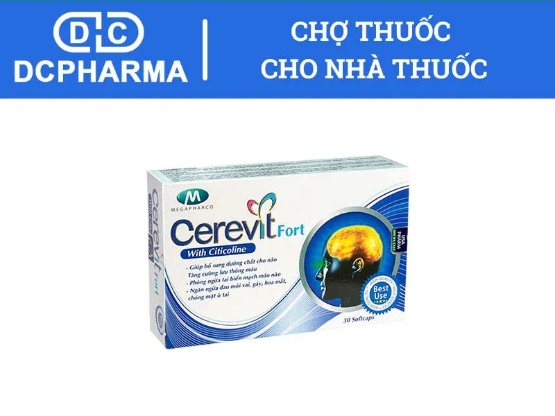 Thuốc bổ não Việt Nam hiệu quả Cerevit Fort