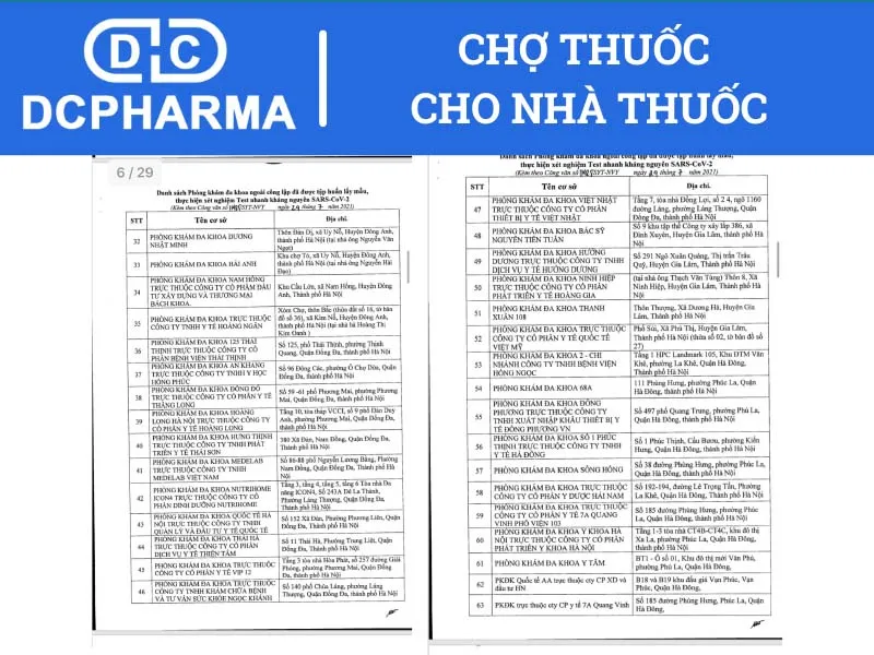 test nhanh covid Hà Nội