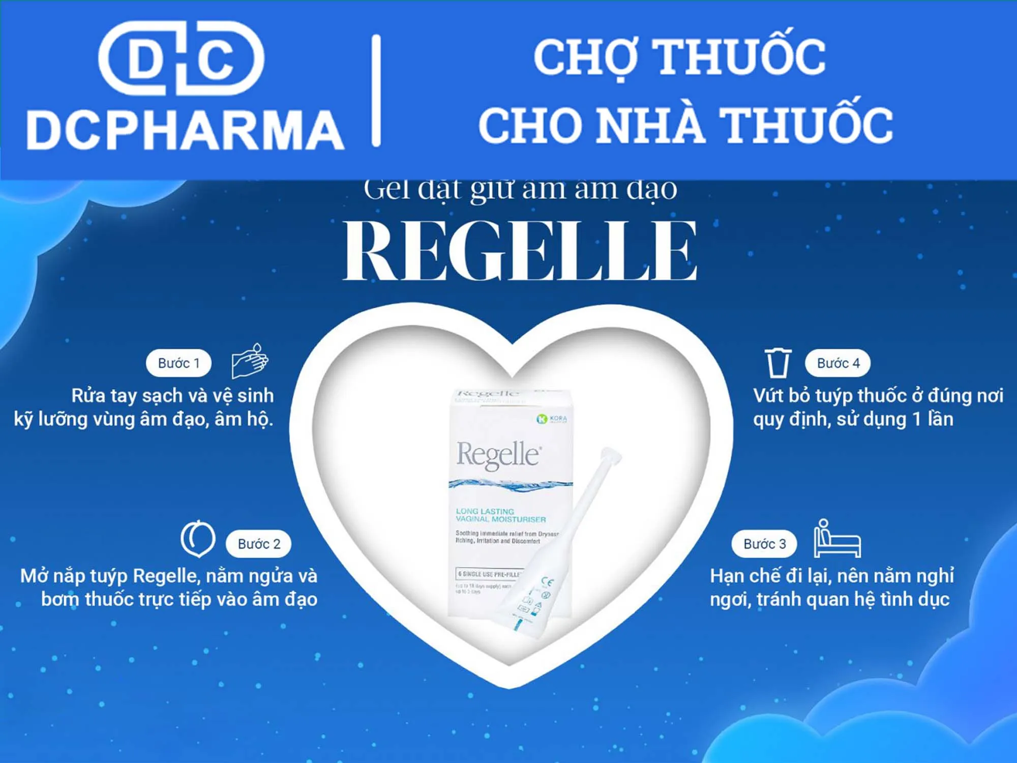 Cách sử dụng gel Regelle