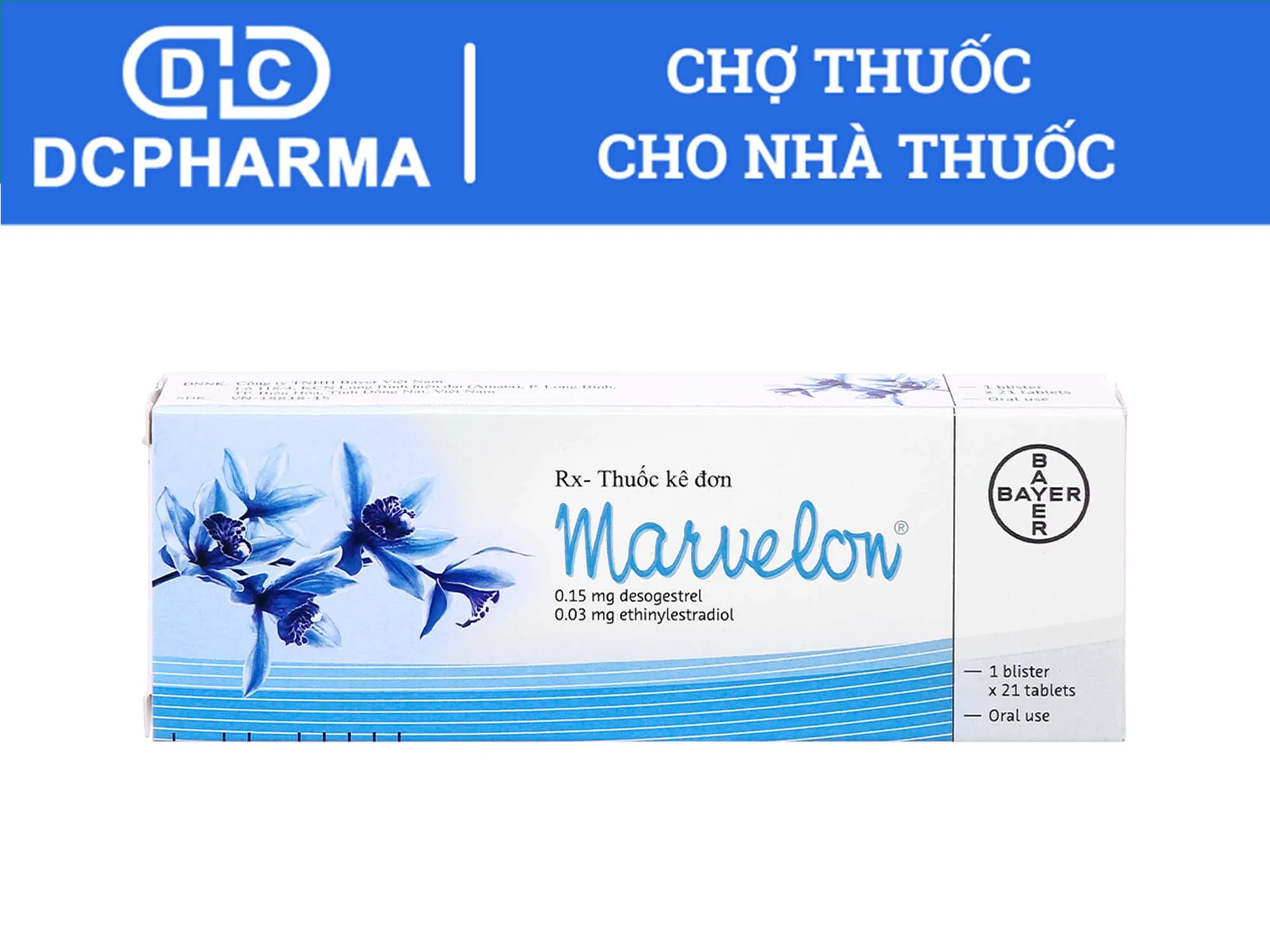 thuốc tránh thai Marvelon loại 21 viên