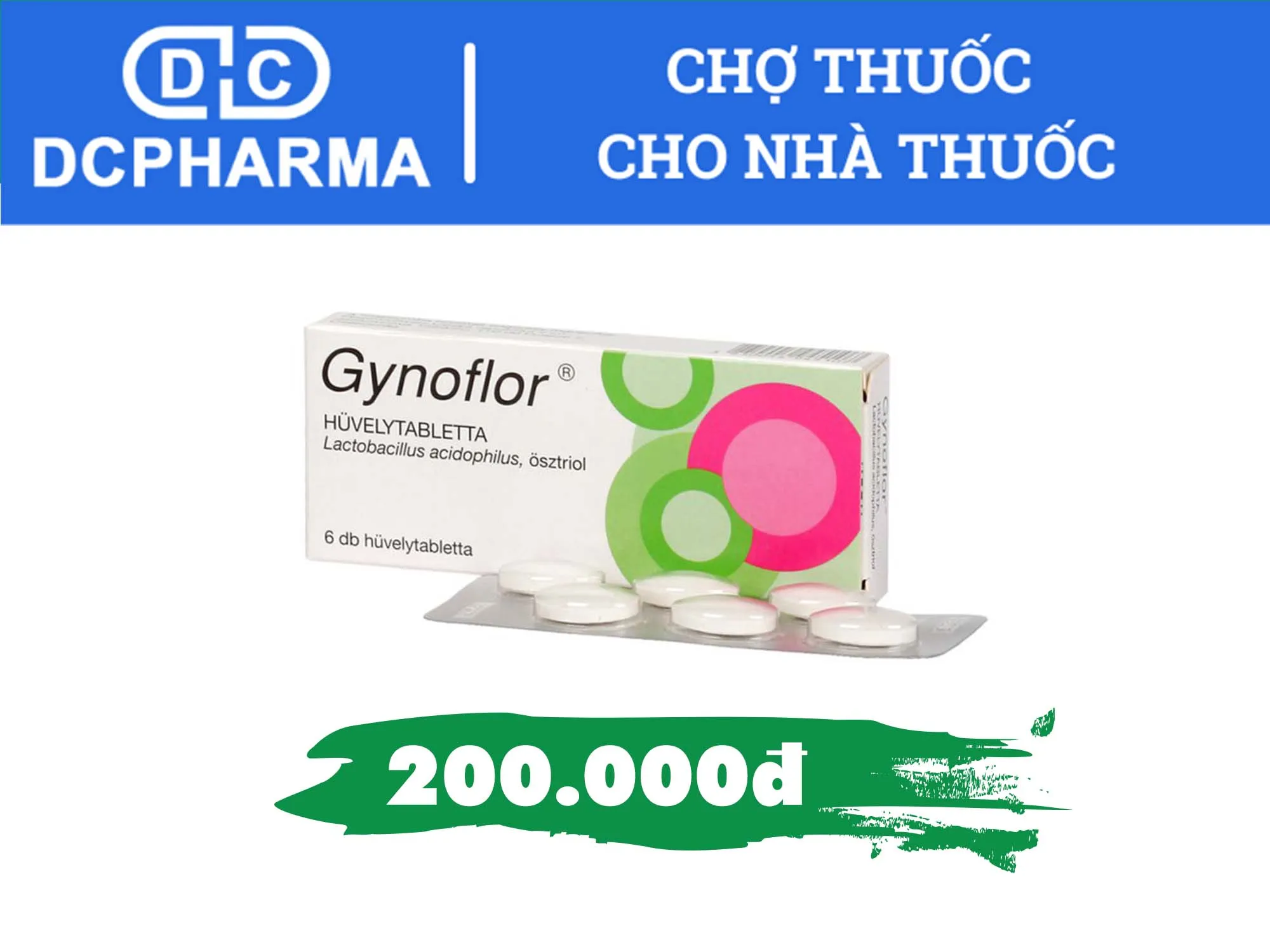 Thuốc đặt Gynoflor giá bao nhiêu?