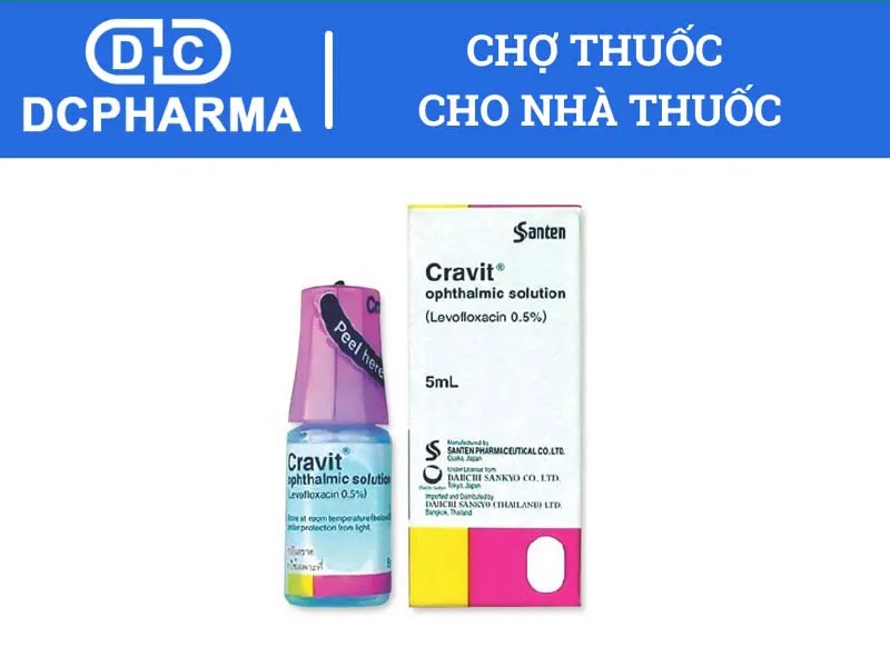 Thành phần của thuốc nhỏ mắt Cravit