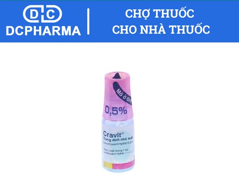 Những lưu ý khi dùng thuốc nhỏ mắt Cravit