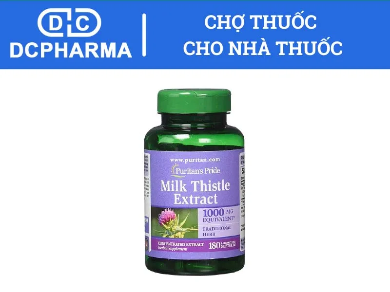 Milk Thistle Extract - Thuốc giải độc gan của Mỹ