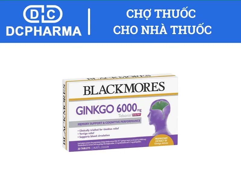 Blackmores Ginkgo 6000mg