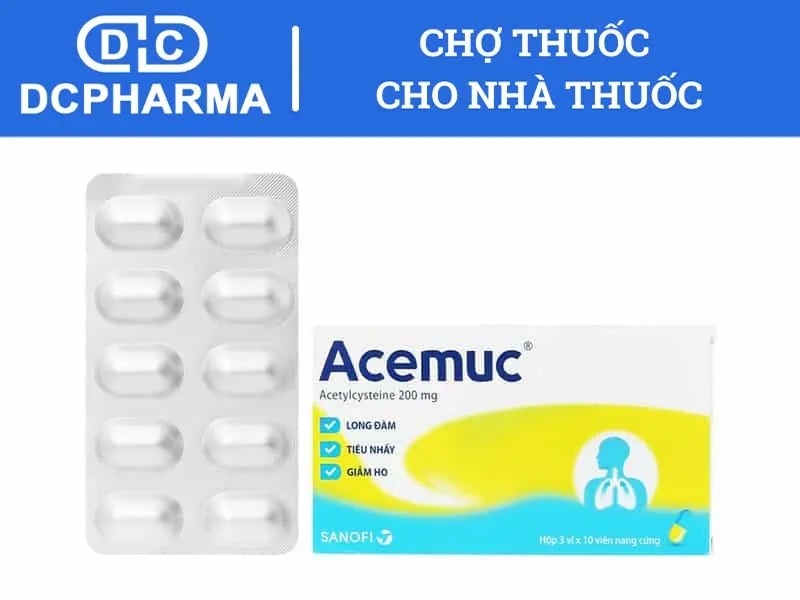 Tác dụng của thuốc Acemuc