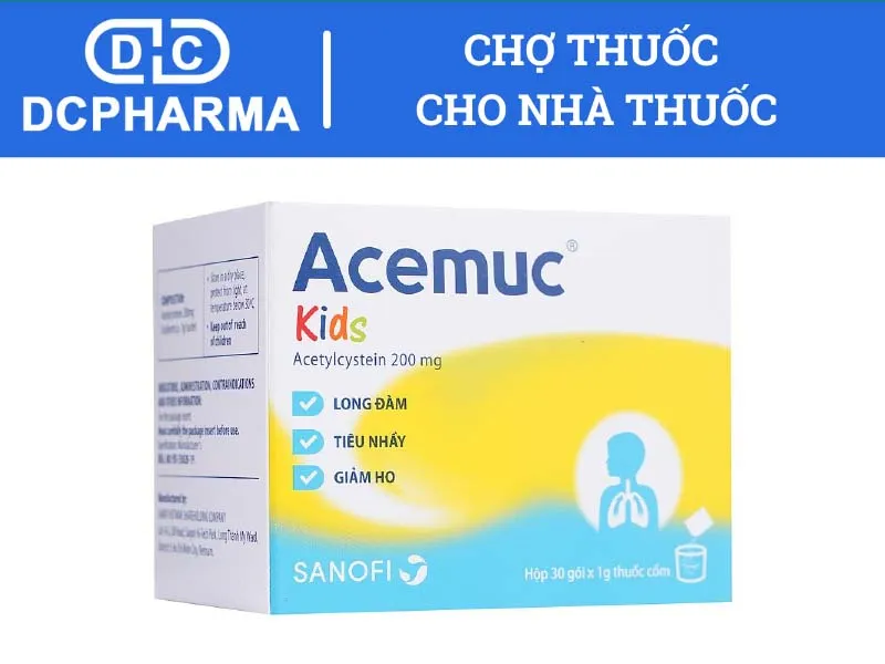 thuốc ho acemuc trẻ em