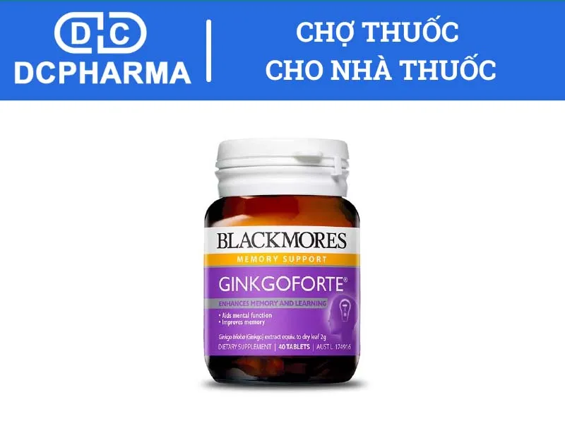 Thuốc bổ não tốt nhất Ginkgo Forte Blackmores của Úc