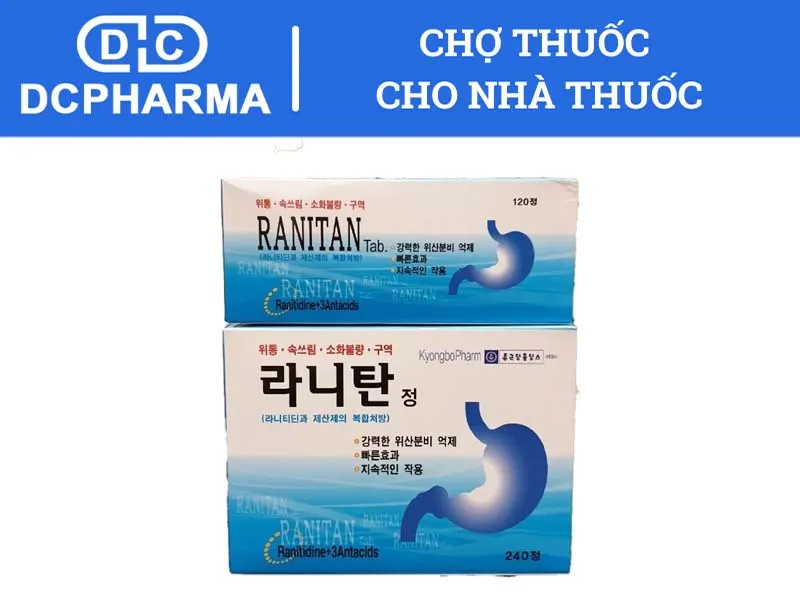 Thuốc dạ dày Hàn Quốc Ranitan