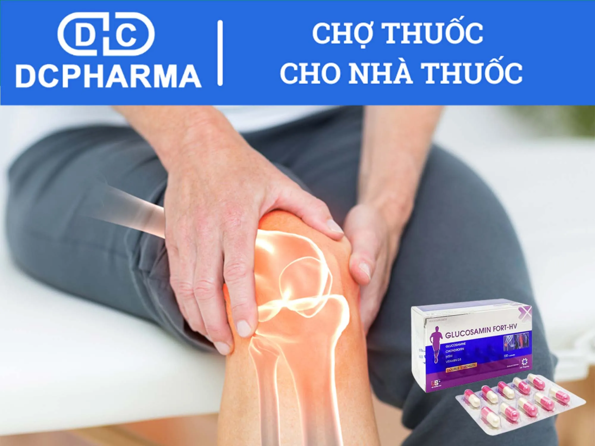 Công dụng của thuốc Glucosamin Fort HV