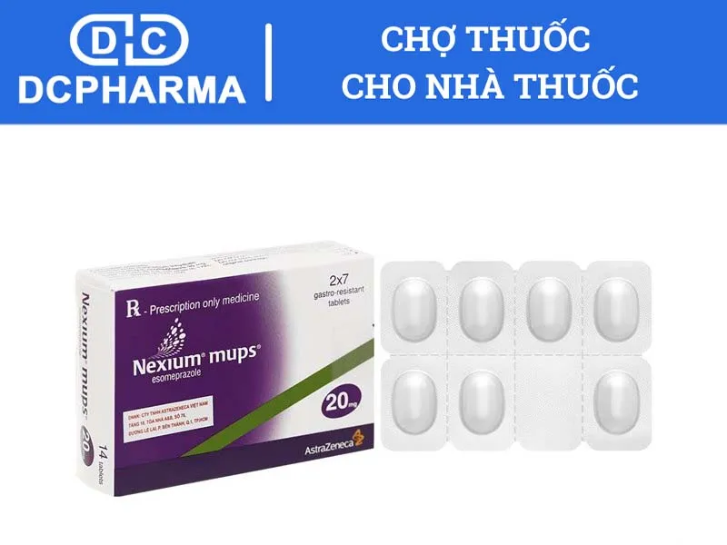 Thuốc dạ dày Nexium hàm lượng 20mg