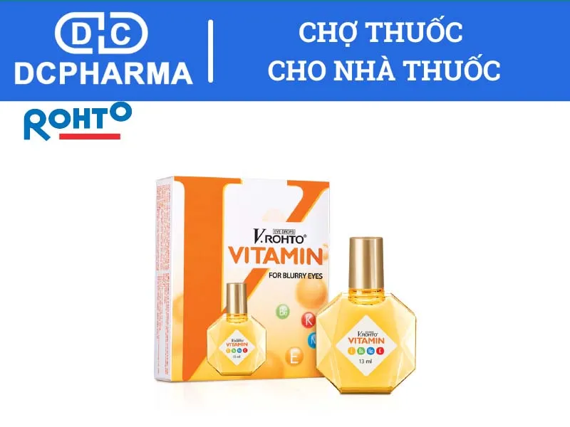 Thuốc nhỏ mắt V Rohto Vitamin