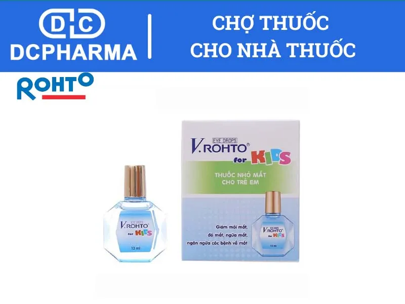 Thuốc nhỏ mắt V Rohto For Kids