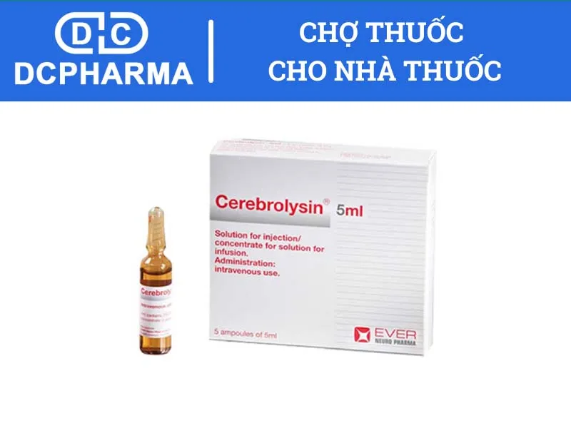 Thuốc bổ não tiêm tĩnh mạch Cerebrolysin