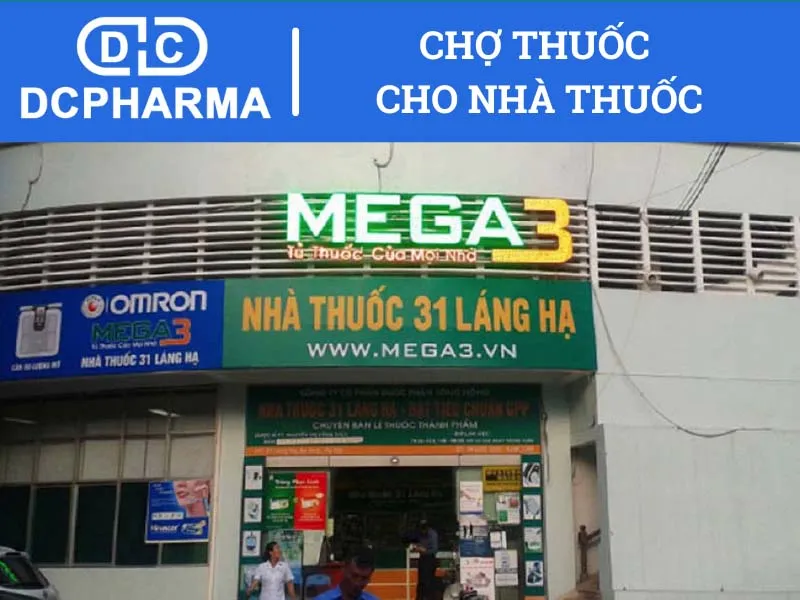 Siêu thị thuốc Mega3 - nhà thuốc uy tín tại Hà Nội