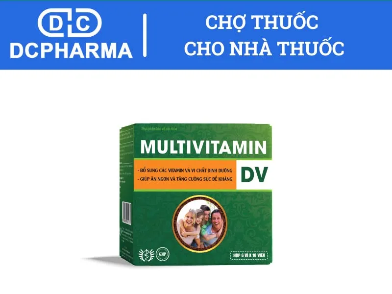 Multivitamin hộp 6 vỉ x 10 viên nang Dược Vương