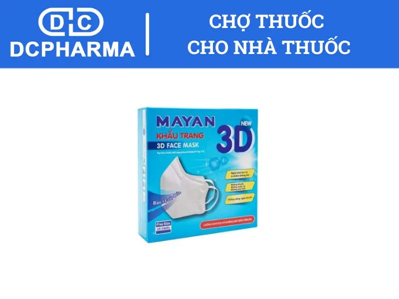 khẩu trang Mayan 3D