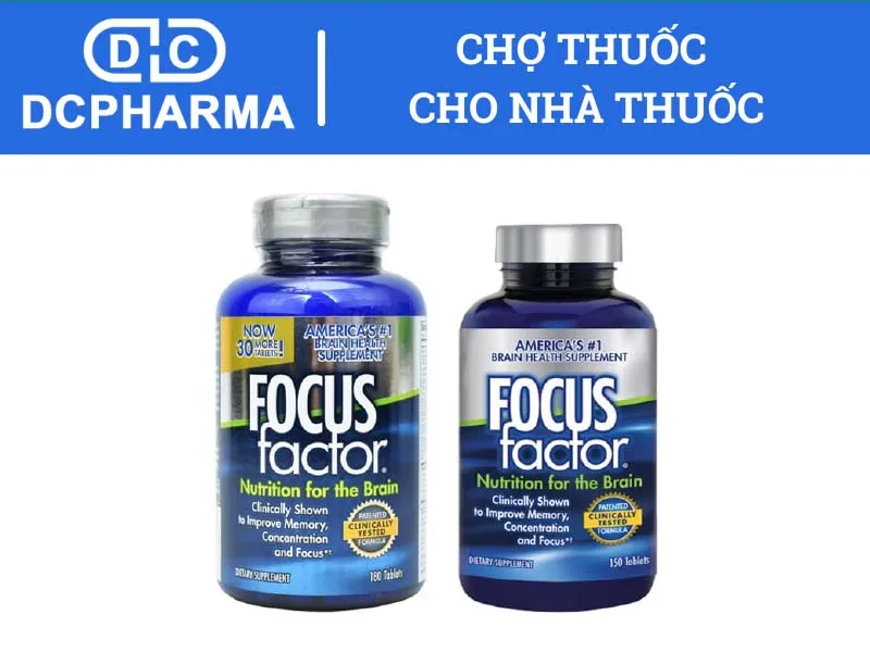 Thuốc bổ não Focus Factor Dietary Supplement