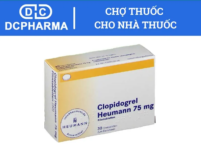 Thuốc chống đột quỵ Đức – Clopidogrel Heumann