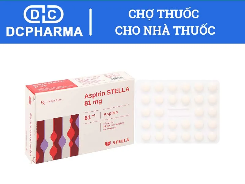 Thuốc chống đột quỵ Việt Nam - Aspirin Stella