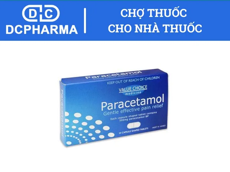 Thuốc hạ sốt cho người lớn Paracetamol (Acetaminophen)