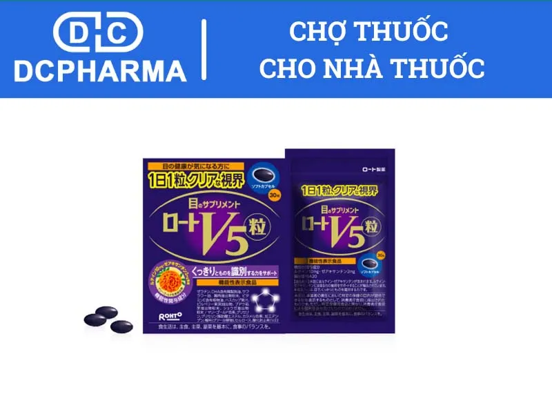 Thuốc bổ mắt của Nhật Rohto V5