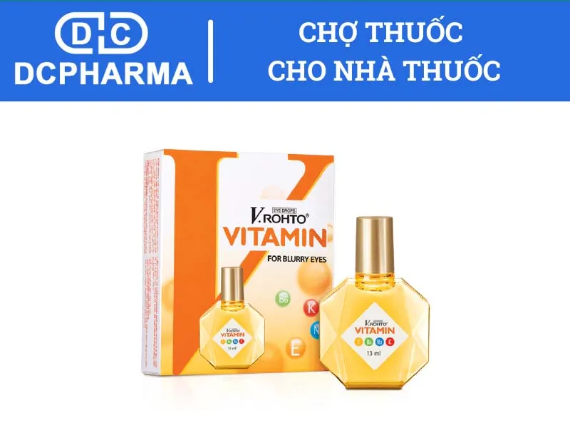 Thuốc nhỏ mắt vitamin Rhoto