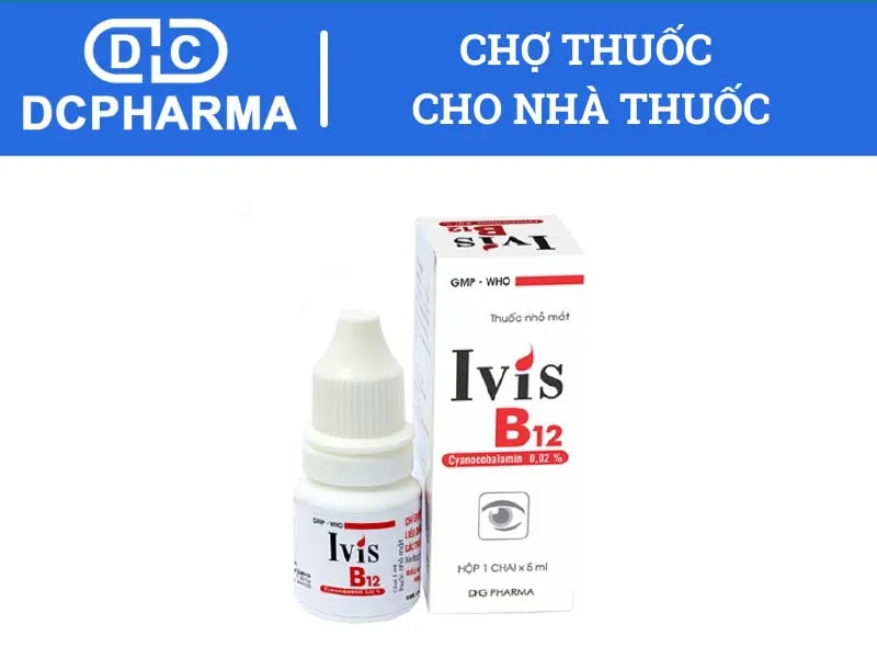 Thuốc nhỏ mắt vitamin Ivis B12